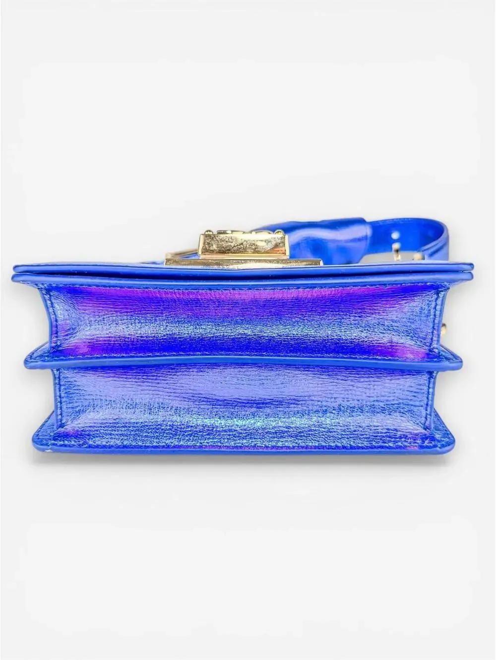 Dolce & Gabbana Bella Metallic Foiled Leather Shoulder Crossbody Bag Rare | NWT - Picture 6 of 9